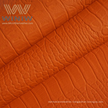 Seat Cover Vintage Crocodile Pattern Auto Upholstery Fabric Armset Leather Material Brown Black Red Automotive Leather 32 Yards